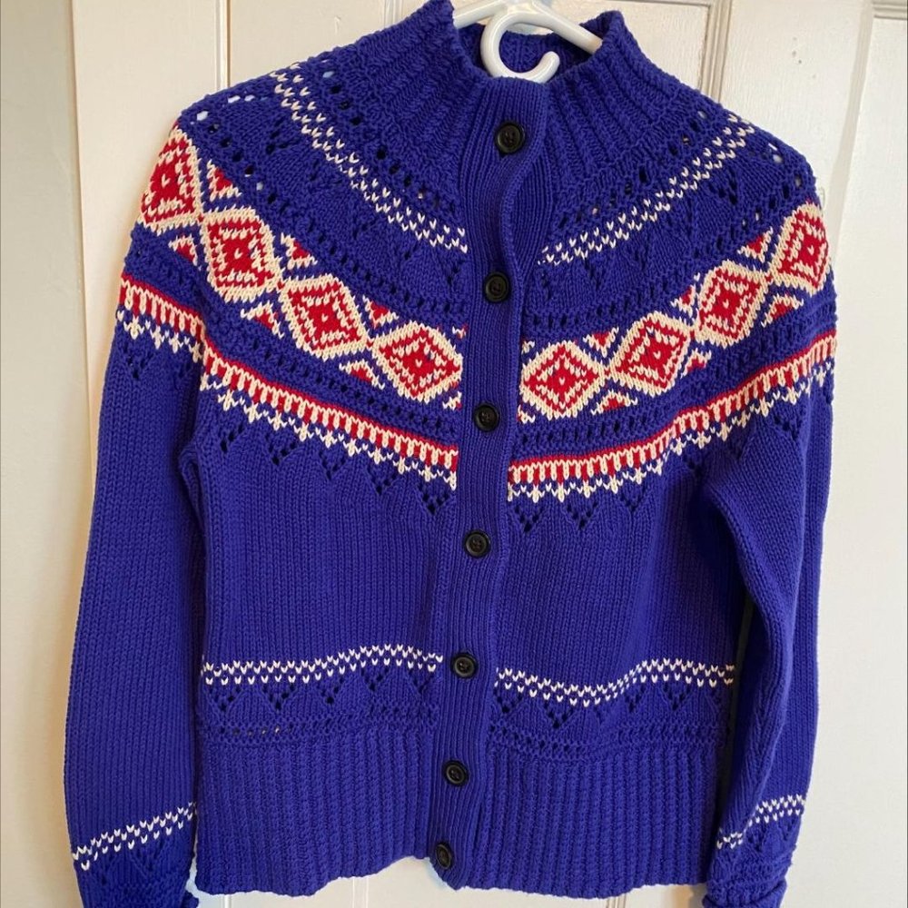 Women's Signature Cotton Fisherman Sweater Cardigan